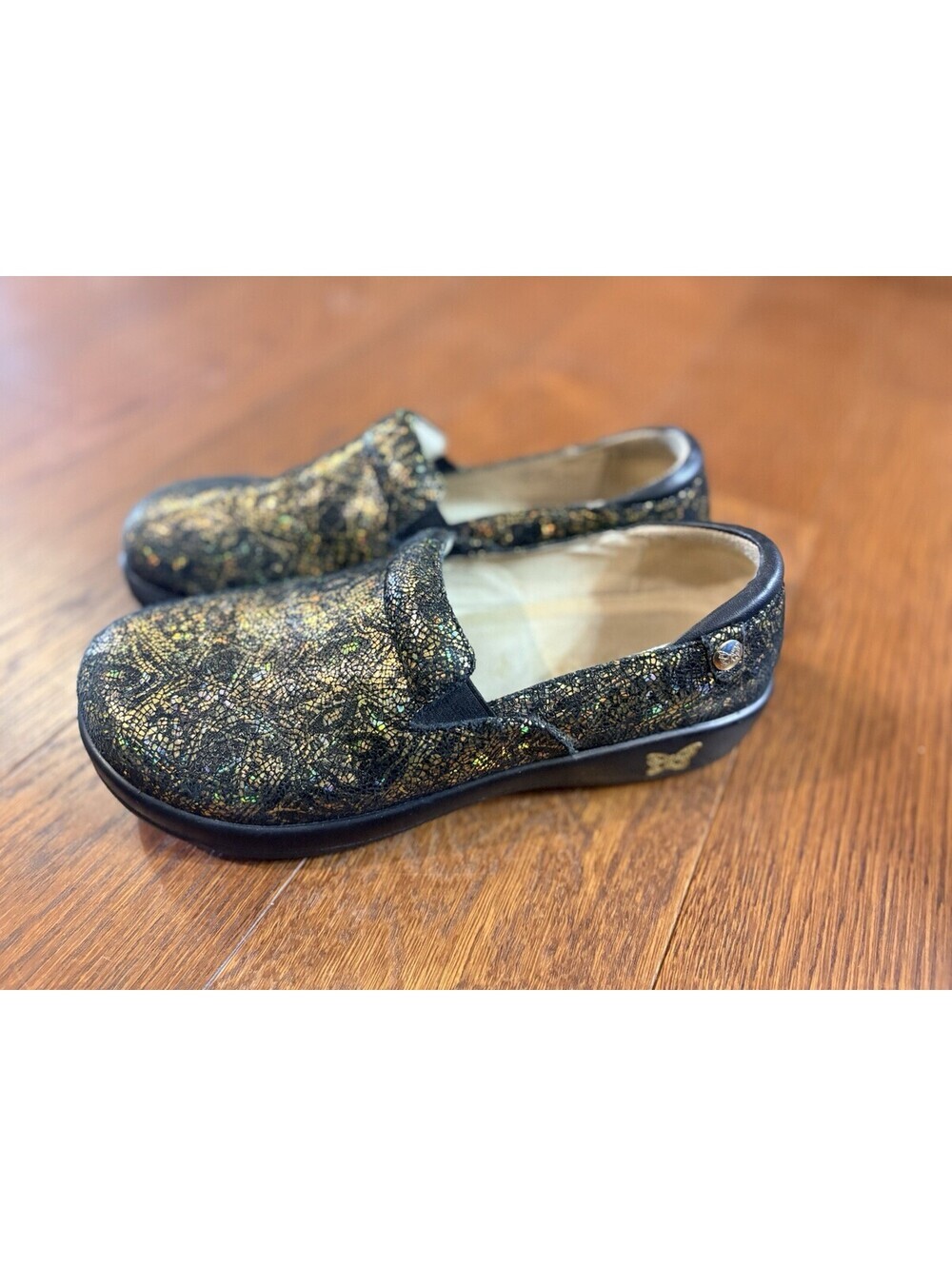 ALEGRIA Keli Pro Clogs Women's EUR 39 USA 8.5-9 Bronze Bouquet KEL-548 Shoes